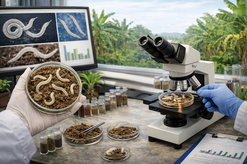 identificación de nematodos
